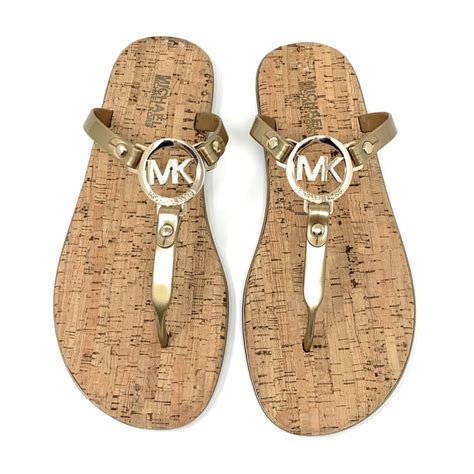 michael kors cork flip flops